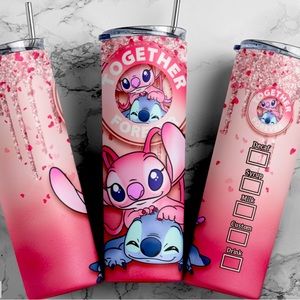 Together forever stitch tumbler